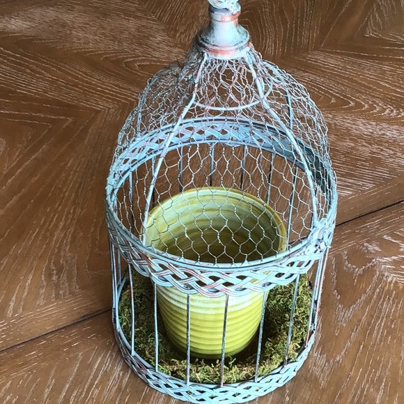 Decorative Bird Cage 15” Tall - Picture 6 of 8